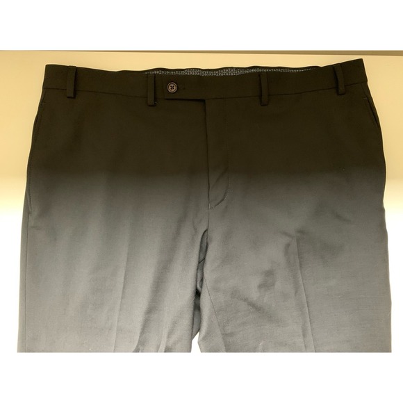Lauren Ralph Lauren High Performance Wool Dress Pants Mens 38x30 Black Stretch - Picture 7 of 9
